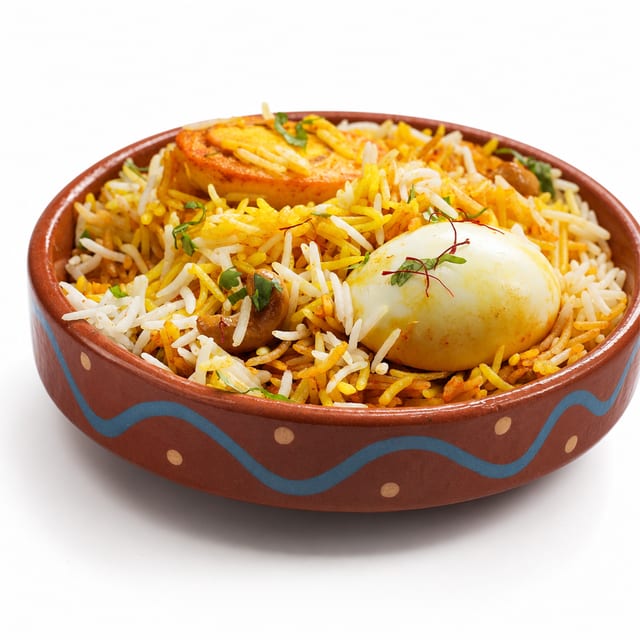 Egg Biriyani.