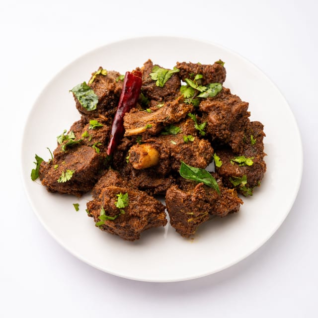 Goat Pepper Fry.