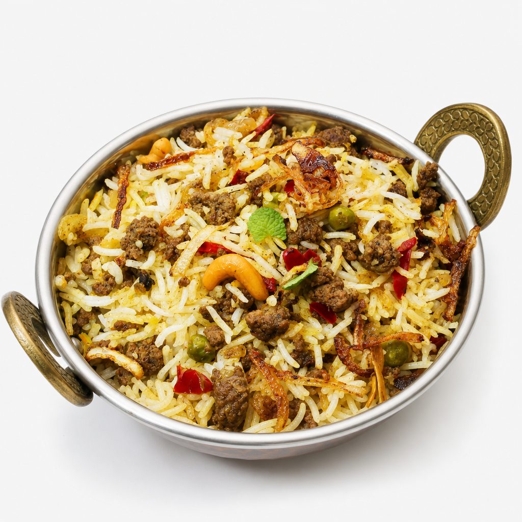 Goat Biriyani Regular Size.