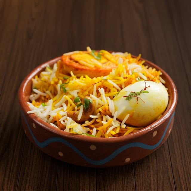 Egg Biriyani.
