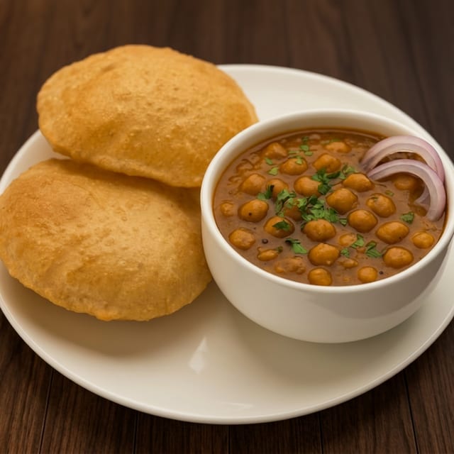 Poori Chole.