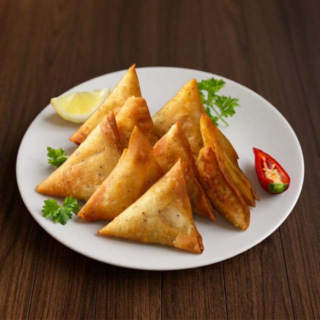 Vegetable Samosa.