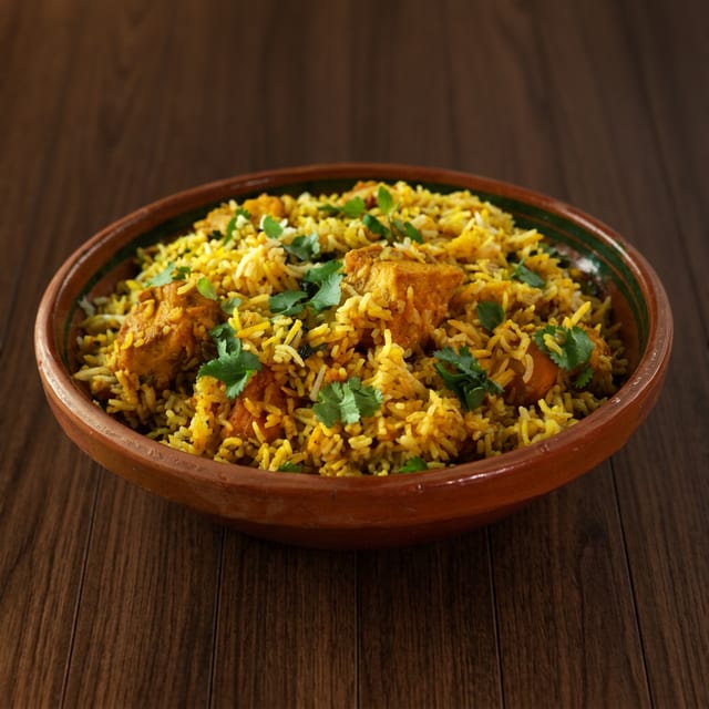 Jumbo Chicken 65 Biriyani.