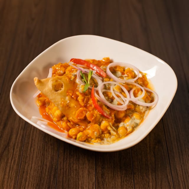 Samosa Chaat.