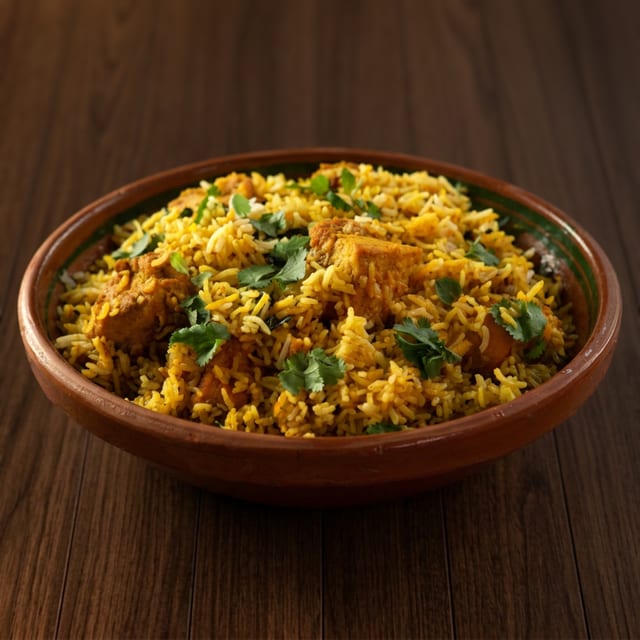 Chicken 65 Biriyani.