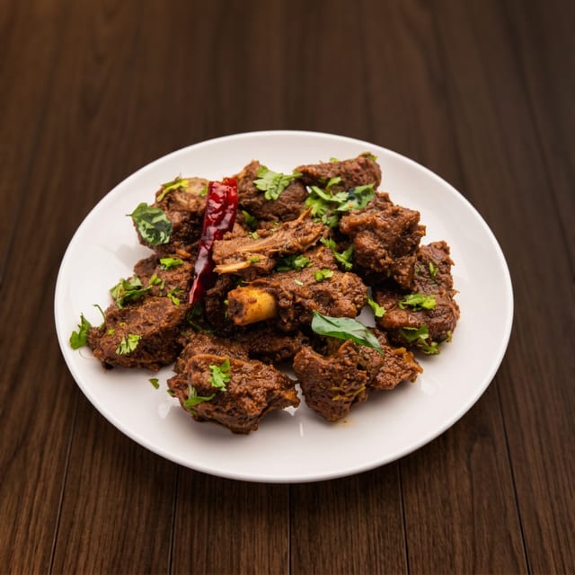 Goat Pepper Fry.