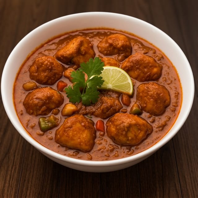 Vindaloo (Chicken, Goat or Lamb).