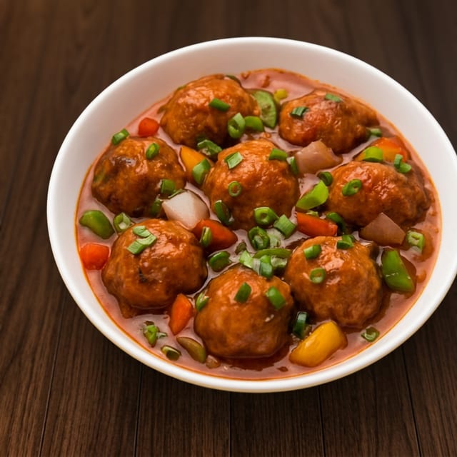 Vegetable Manchurian.
