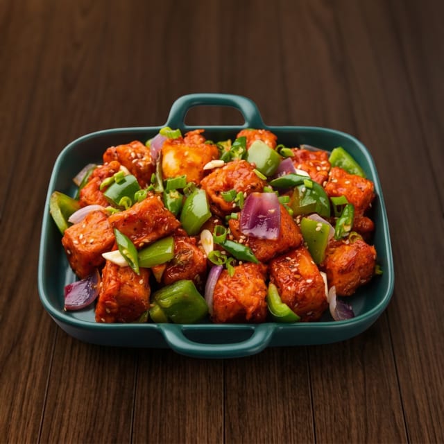 Chilli Paneer.