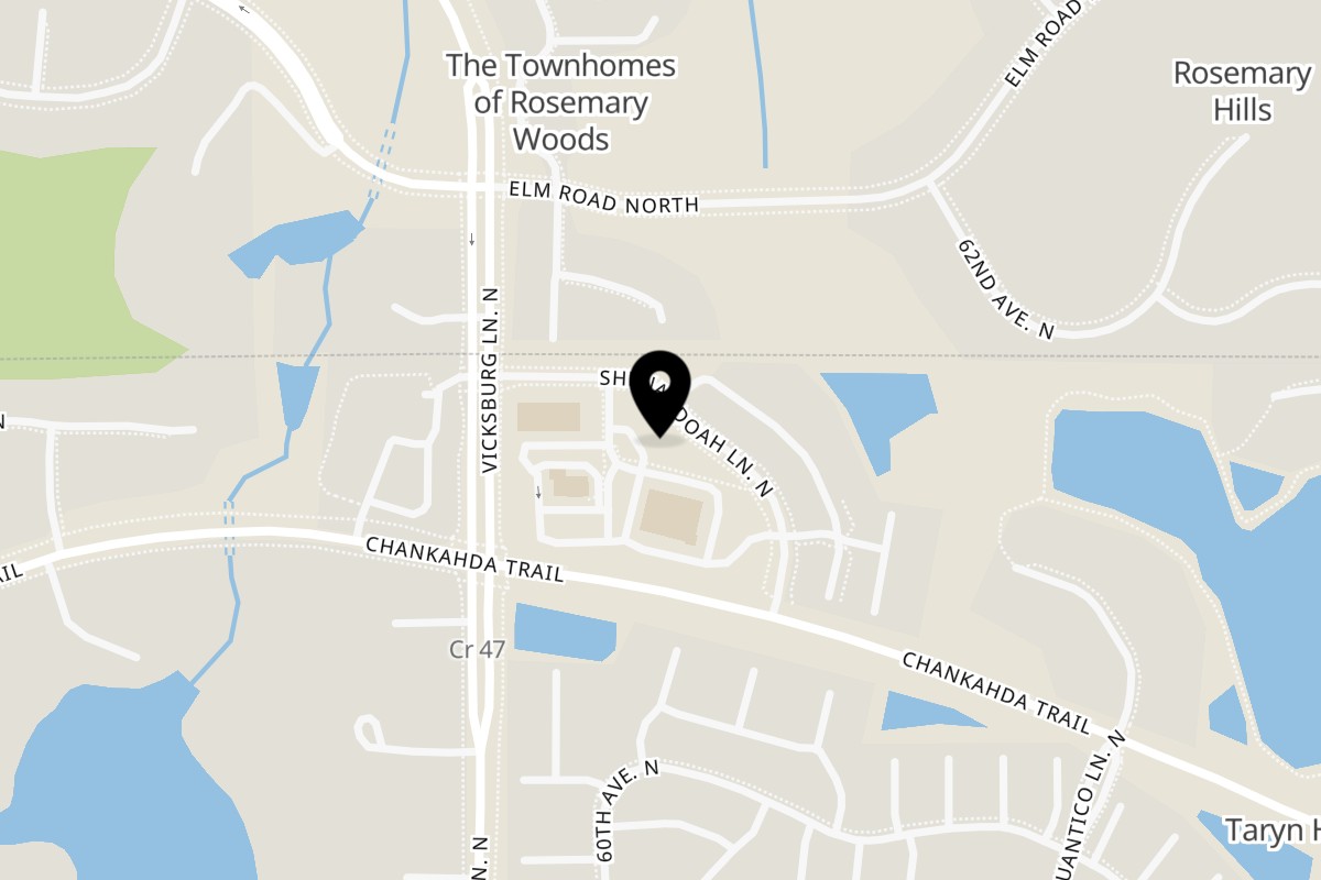 Map showing the location of Annapurna Eats on 15755 61st Ave N in Plymouth